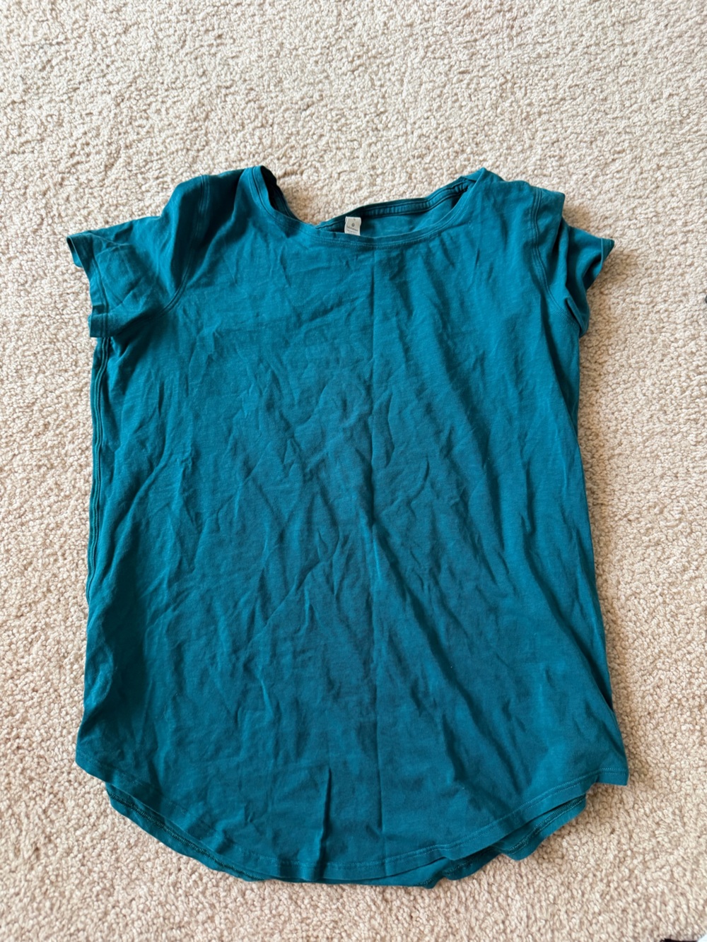 lululemon athletica Teal Scoop Neck Top